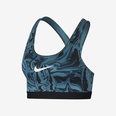 Спортивное бра со средней поддержкой Nike Classic Painted Marble