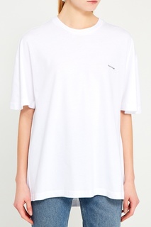 Белая футболка с логотипом Balenciaga