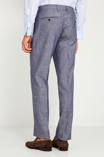 Серые хлопковые брюки Canali