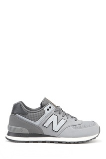 Серые кожаные кроссовки №574 New Balance