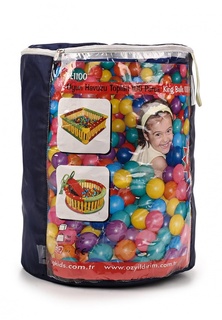 Набор игровой King Kids Шары для манежа, 100 штук, диаметр 65 мм, в сумке