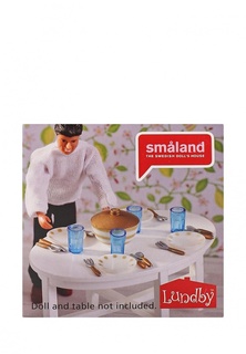 Набор игровой Lundby Аксессуары для домика. Смоланд. Столовая посуда.