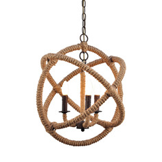 Люстра rope small orb chandeler (gramercy) бежевый 56 см.