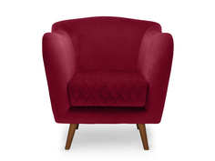 Кресло cool (myfurnish) красный 82.0x84.0x91.0 см.