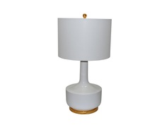 Настольная лампа ридли (francois mirro) белый 81.0 см.