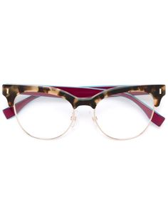 очки в оправе кошачий глаз Fendi Eyewear