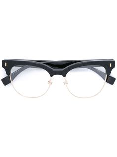 очки с оправой "кошачий глаз" Fendi Eyewear