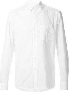 рубашка с планками на пуговицах на воротнике Yohji Yamamoto
