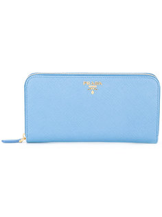 кошелек с круговой молнией Prada