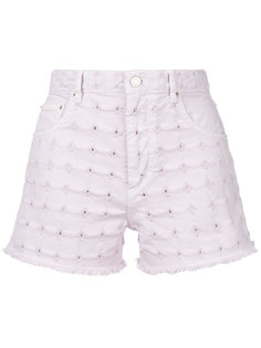 джинсовые шорты с вышивкой  Isabel Marant Étoile
