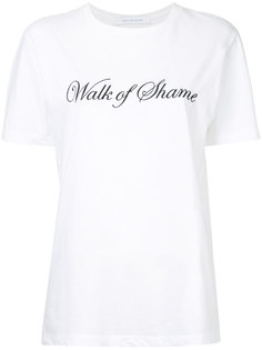 футболка с принтом логотипа Walk Of Shame