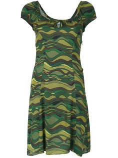 wave print dress Amir Slama