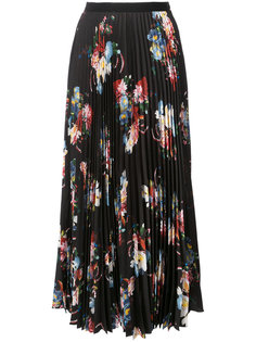 длинная юбка с цветочным принтом Erdem