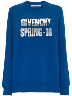 свитер с логотипом металлик  Givenchy