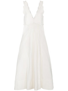 Wilby scalloped V-neck dress Isabel Marant