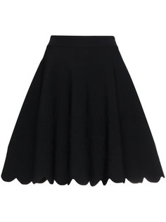 мини-юбка с фигурным краем  Alexander McQueen