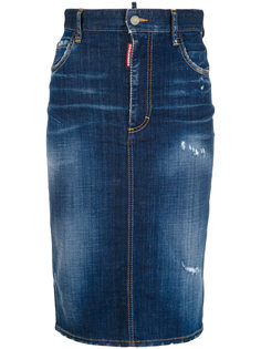 denim pencil skirt Dsquared2