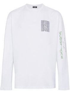 футболка с длинными рукавами Unknown Pleasures Raf Simons