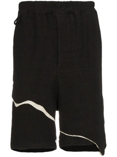 cotton frayed shorts By Walid