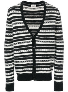 кардиган в полоску Saint Laurent