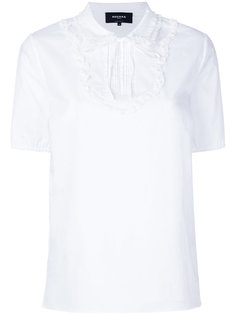 блузка с оборками спереди Rochas