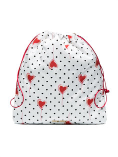 Drawstring pouch with polka dots Miu Miu