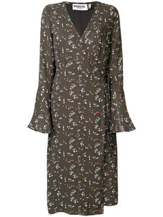 платье с запахом и цветочным принтом  Essentiel Antwerp