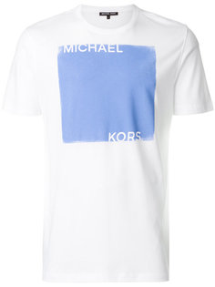 футболка дизайна "колор-блок" с принтом логотипа Michael Michael Kors