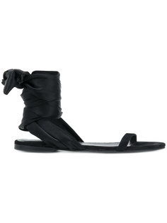 flat tie sandals Cédric Charlier