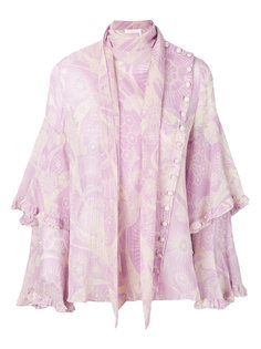 блузка с многослойными рукавами Chloé