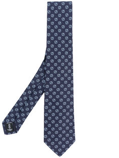 жаккардовый галстук с узором  Giorgio Armani