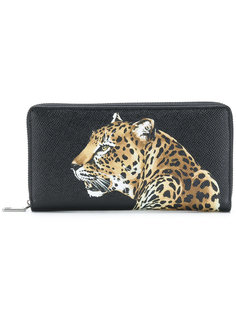 кошелек с леопардом Dolce & Gabbana