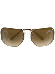 объемные солнцезащитные очки Gallicano Roberto Cavalli