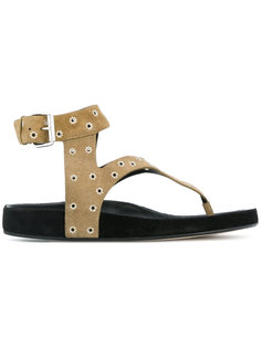 сандалии с Т-образной планкой и люверсами Isabel Marant Étoile