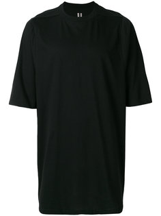 длинная футболка свободного кроя Rick Owens