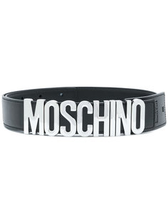 ремень с логотипом Moschino