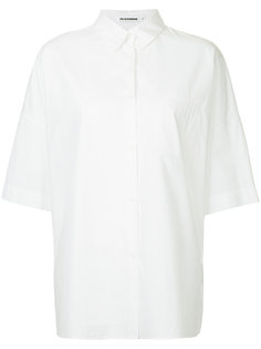 поплиновая рубашка Jil Sander
