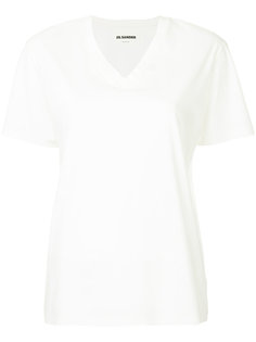 футболка с V-образным вырезом Jil Sander