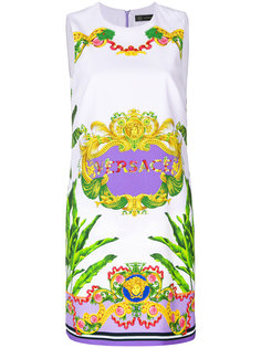 платье с принтом Signature Versace