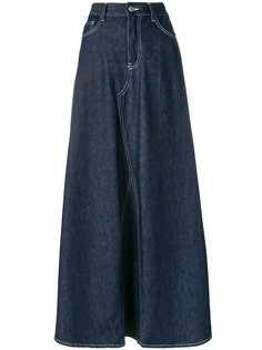 джинсовая юбка макси  Mm6 Maison Margiela