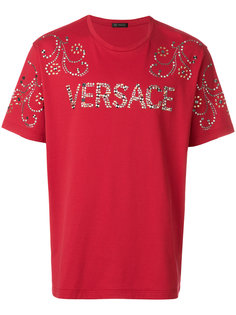 футболка с заклепками Versace