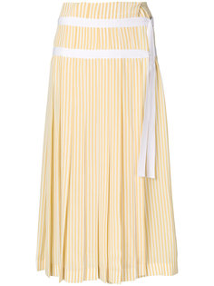 плиссированная юбка с узором в полоску Joseph