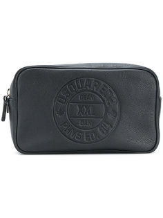 embossed logo wash bag Dsquared2