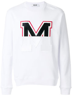 толстовка с логотипом MSGM