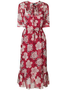 платье с цветочным принтом  Emporio Armani