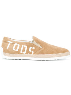 эспадрильи с принтом-логотипом  Tods Tod’S