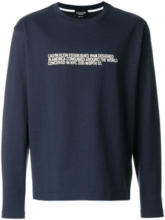 brand history sweatshirt Calvin Klein 205W39nyc