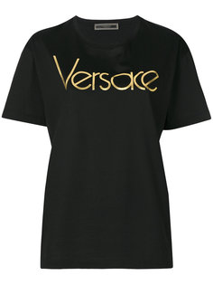 футболка с логотипом  Versace
