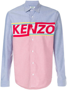 рубашка с вышитым логотипом  Kenzo
