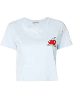 укороченная футболка с вишнями  Fiorucci